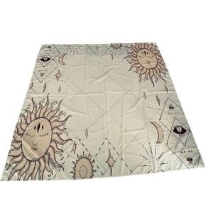 Celestial Sun Moon Tapestry Wall Hanging Dorm Decor‎ Witchy Aesthetic Art